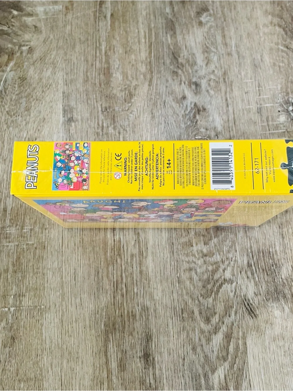 Peanuts Puzzle Yellow Blue Pink Red Multicolor 500pc by Aquarius